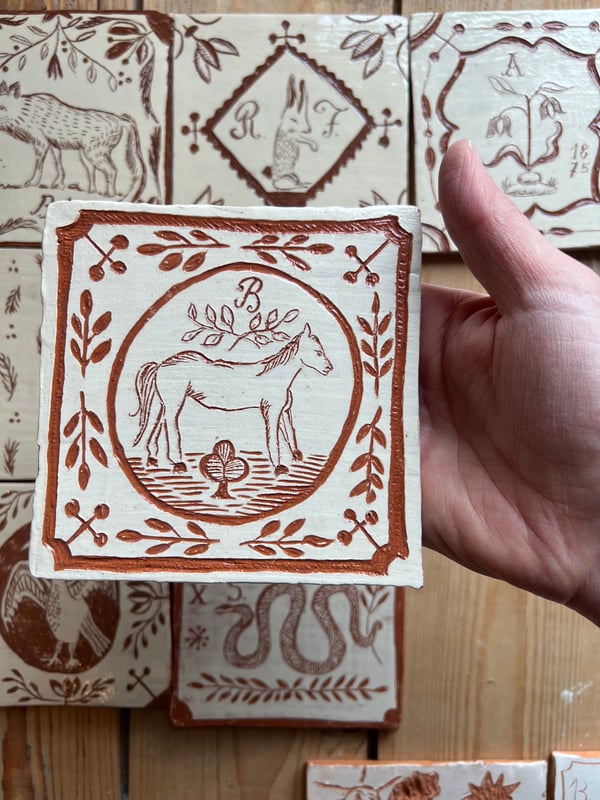 Image of Horse for B. (Tile)