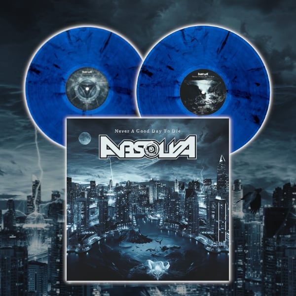 Never A Good Day To Die Blue Marbled Double Vinyl