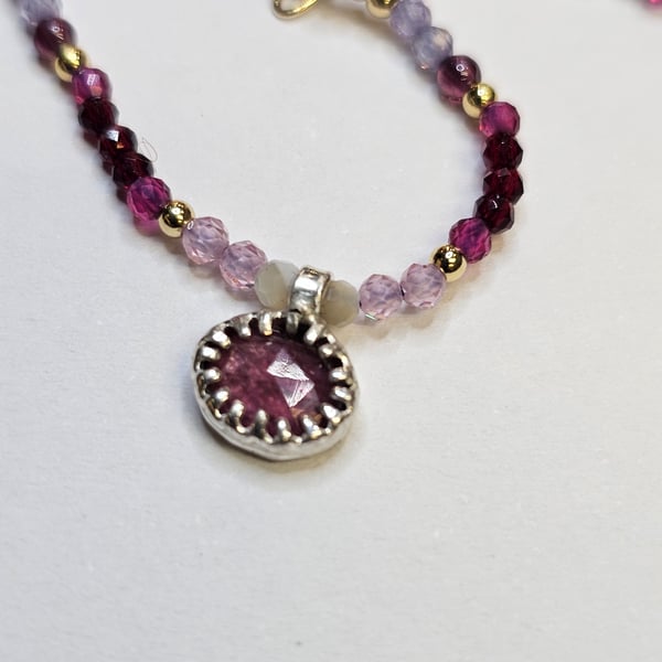 Image of Collier amour rose