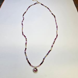 Image of Collier amour rose