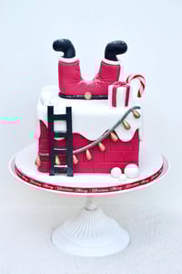 Santa Stuck in the Chimney