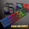Gaming Power Combo: Rainbow LED Keyboard, Headset, Mice, and Pad
