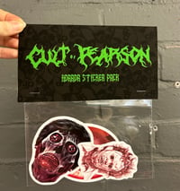 Image of HORROR HEADS sticker pack 