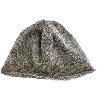 Image 1 of Black Isle Beanie - Grey Marl Shetland Wool