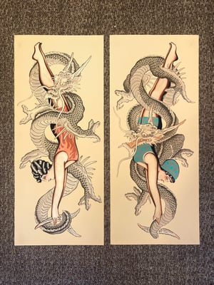 "Dragon Divers" Prints