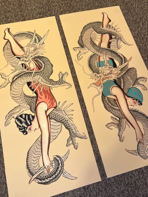 "Dragon Divers" Prints