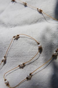 Image 1 of Round Pearl Puravida Necklace