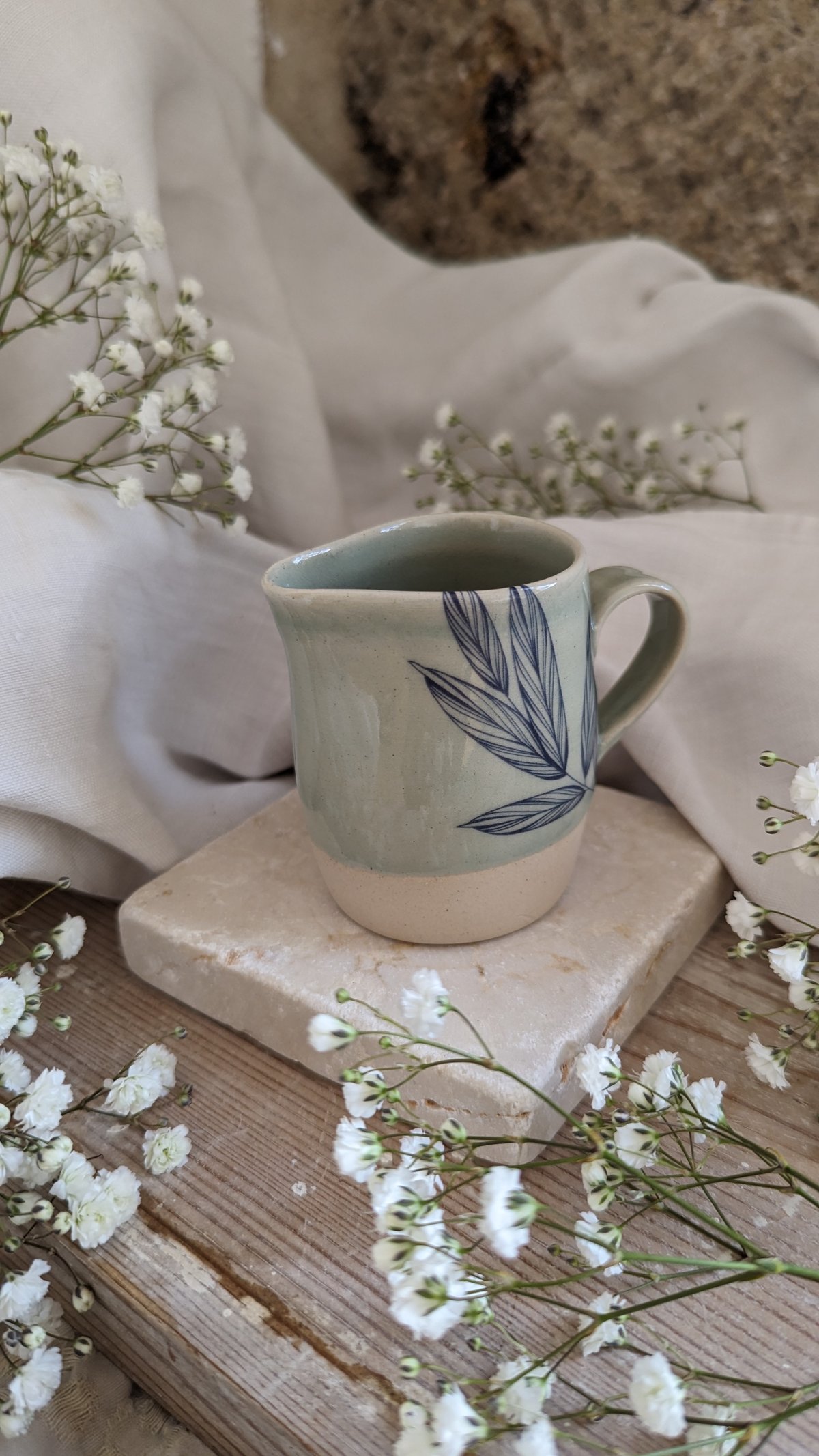 Image of Stoneware Milk Jug B303