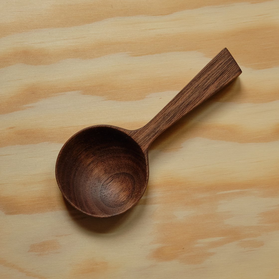 Image of Shallow Walnut Coffee Scoop - SC002