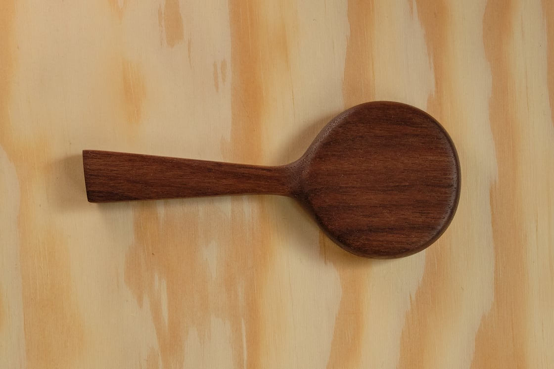 Image of Shallow Walnut Coffee Scoop - SC002