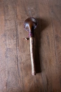 Image 1 of Small Rawhide Rattle