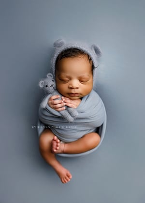 Image of Newborn Bear Bonnet - 18 colors
