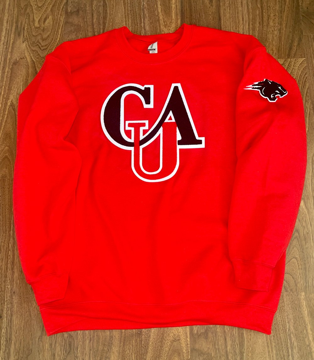 CLARK ATLANTA UNIVERSITY CAU PATCH SWEATSHIRT