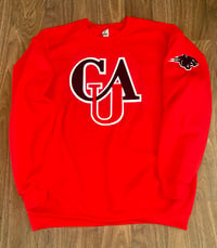 Image 1 of CLARK ATLANTA UNIVERSITY CAU PATCH SWEATSHIRT 