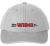Embroidered WHMS Arrow  Garment Washed  Cap - 3 color options