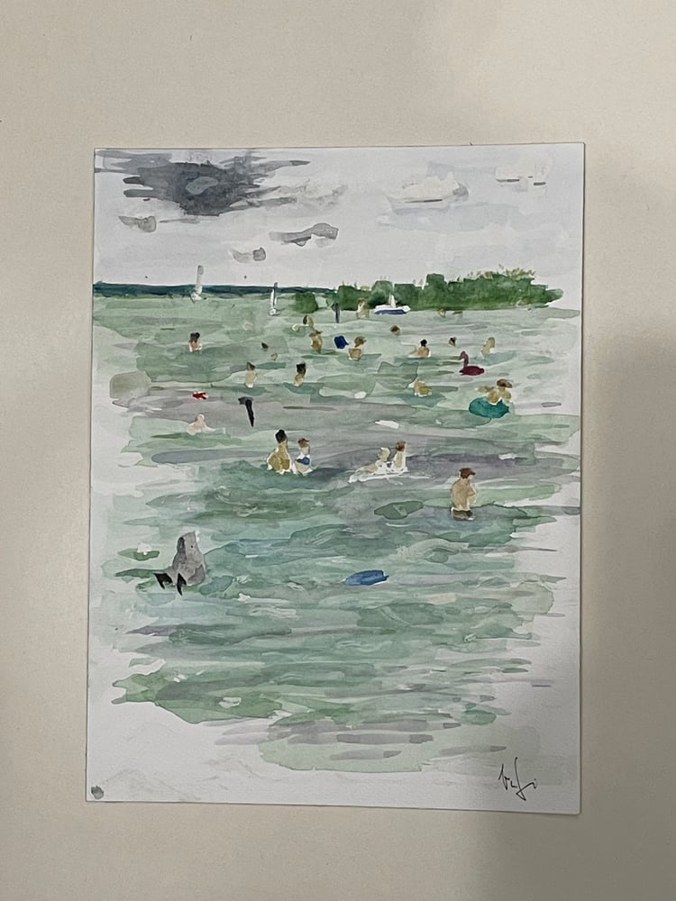 Image of Vályi Gábor: Strandolók