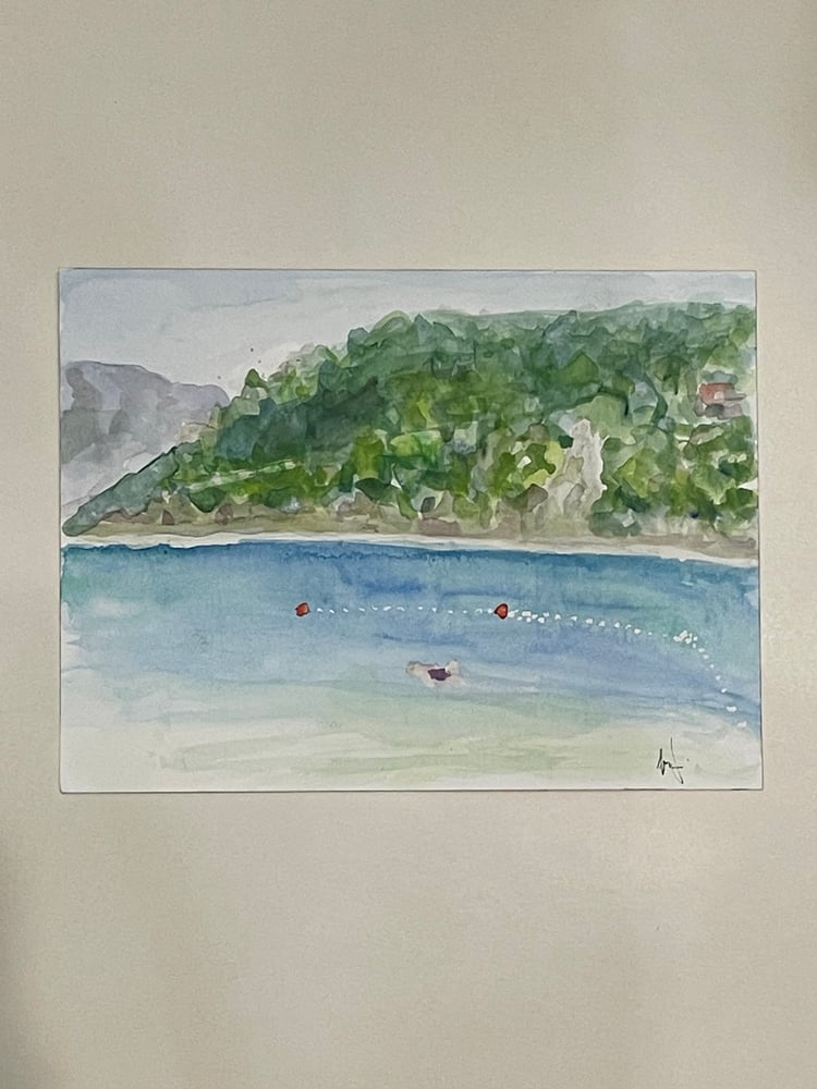 Image of Vályi Gábor: Strandoló nő