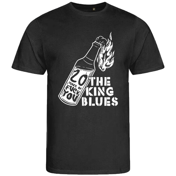 Image of 20 Years of Fuck You Molotov Cocktail The King Blues T-shirt