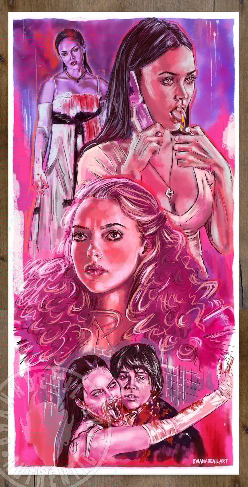Image of Jennifer's Body (Megan Fox) 7x14 in. Art Prints