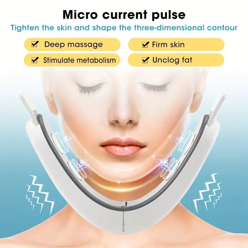 Smart V-Face Massager for Jawline Sculpting – Lift & Tone Easily