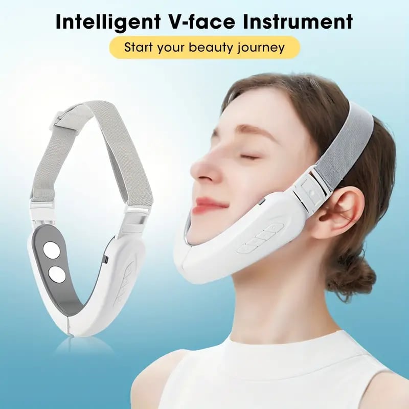 Smart V-Face Massager for Jawline Sculpting – Lift & Tone Easily