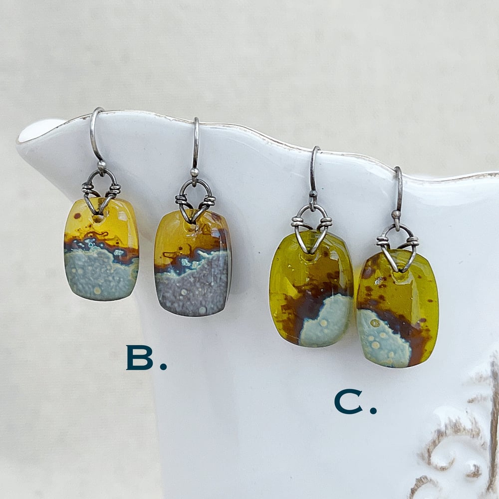 Image of Glass Drop Earrings