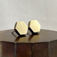 Hex Post Earrings