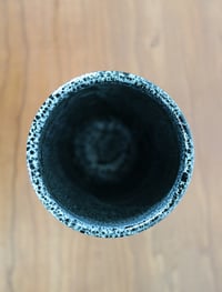 Image 3 of black snakeskin texture vase