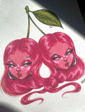 Image of Sweet n Sour Glitter Print ✧˖*°