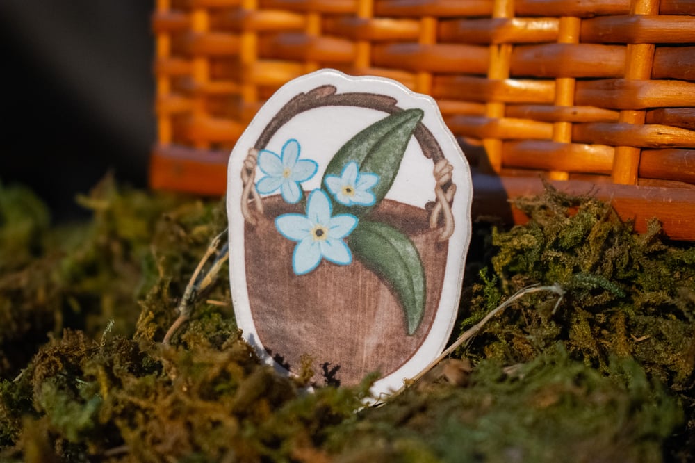 Image of Walters Foraging Basket Sticker