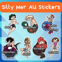 Image 2 of "Silly Mer AU" Stickers