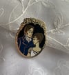 Pride and Prejudice Enamel Pin // Lizzy and Mr. Darcy, Jane Austen