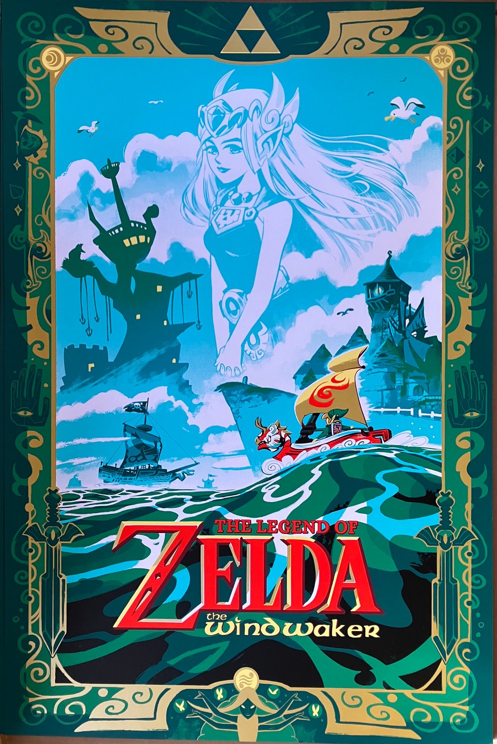 ZELDA WINDWAKER Artist Print silkscreen