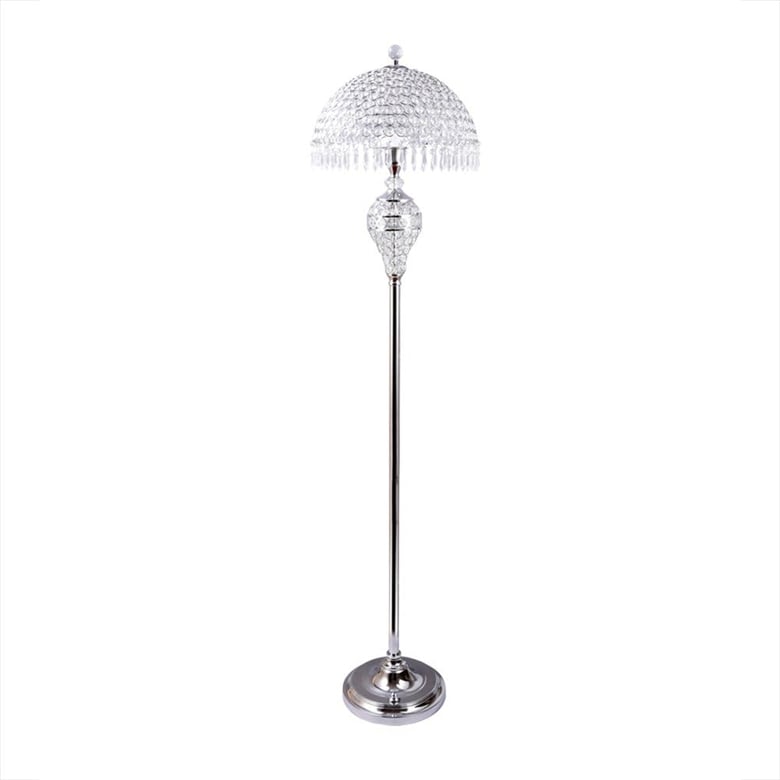 Image of Luxury Wedding European Crystal Floor Lamp