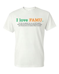 Image 1 of I love FAMU T-Shirt