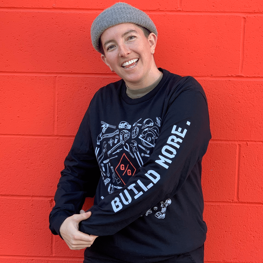 Fear Less. Build More. Long Sleeve T-shirt (unisex)