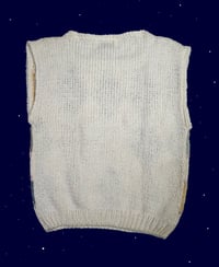 Image 2 of Pastel argyle knit vest