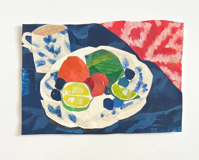 still life w blueberries