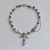 gothic angel rosary necklace