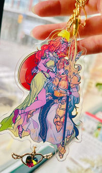 Image 1 of ffxiv halone & nophica acrylic charm