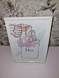 Image 1 of DIOR FLOWER GLOSSY PRINT 