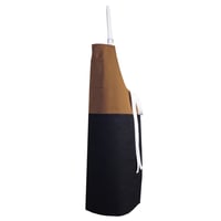 Image 2 of HALF CANVAS/HALF DENIM MOOJICRAFT APRON - TAN/INDIGO
