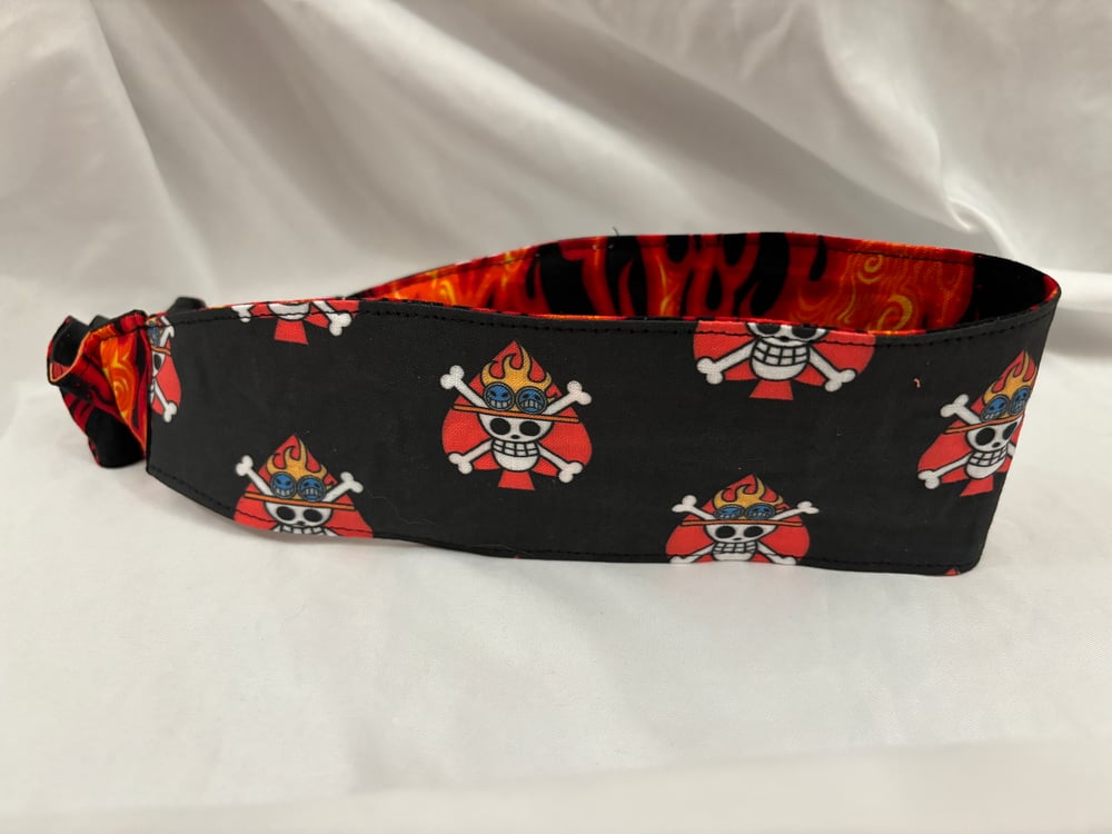 Image of Flaming Pirate Reverisble Headband