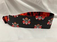 Image 1 of Flaming Pirate Reverisble Headband