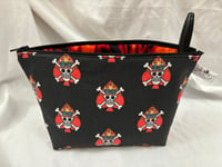 Image 2 of Flaming Pirate Zipper Pouch