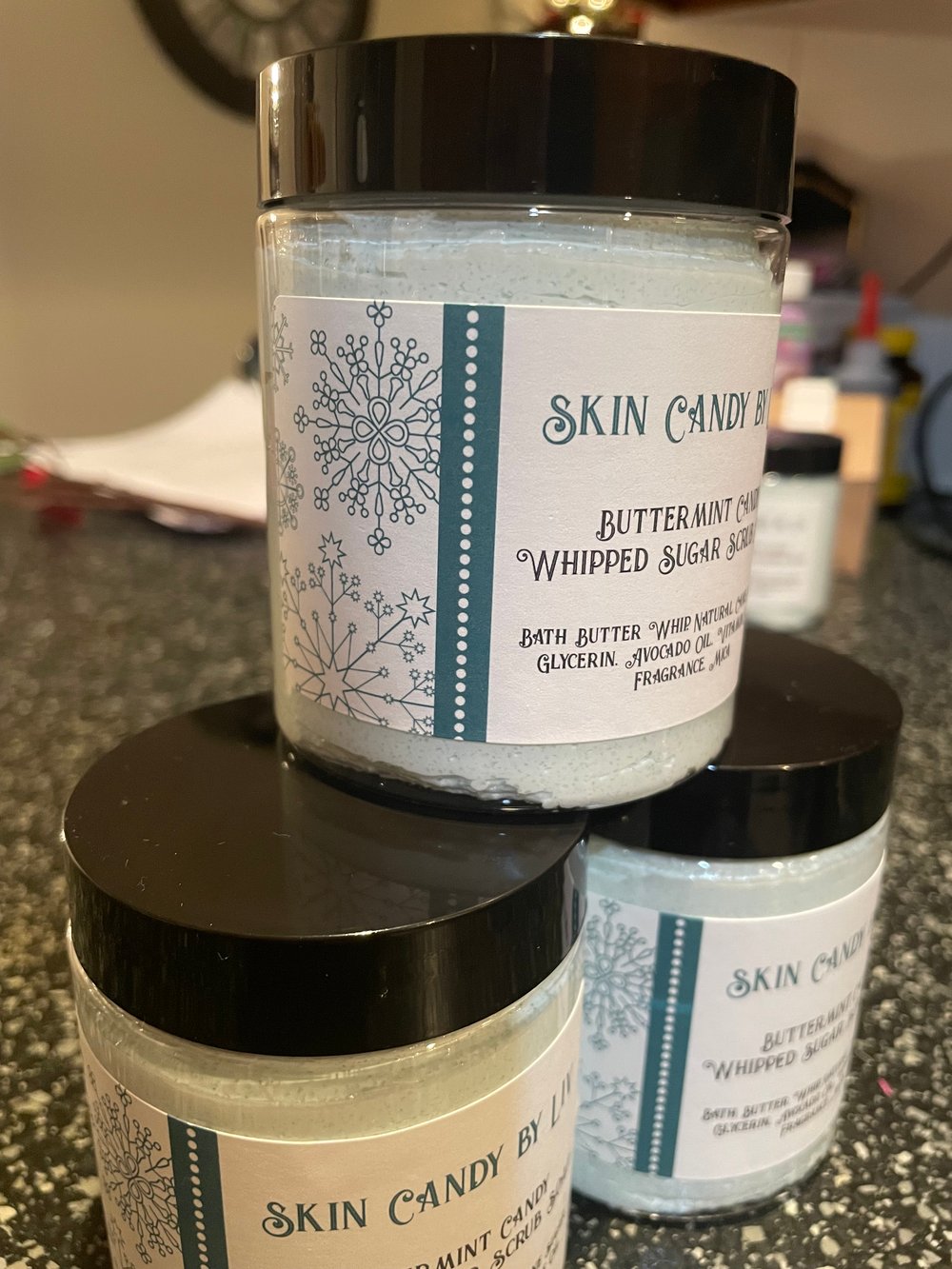 Buttermint Candy Whipped Sugar Scrub Soap
