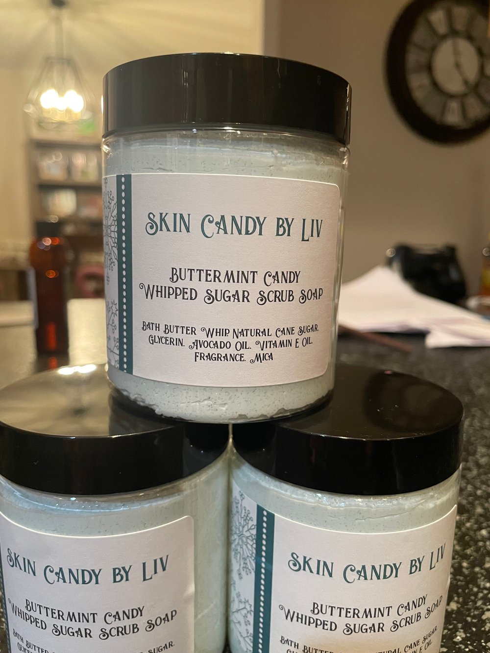 Buttermint Candy Whipped Sugar Scrub Soap