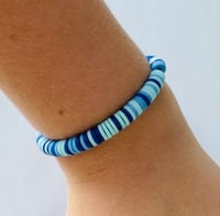 3 shades of blue bracelet