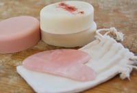 Image 1 of Gua Sha Stone - Rose Quartz