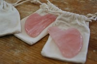 Image 2 of Gua Sha Stone - Rose Quartz